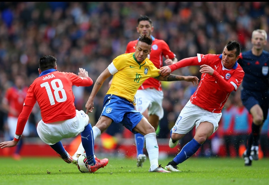 Бразилия с минимален успех срещу Чили в Лондон